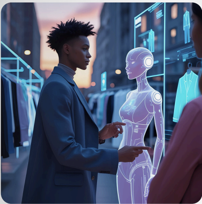 Designer with holographic tools